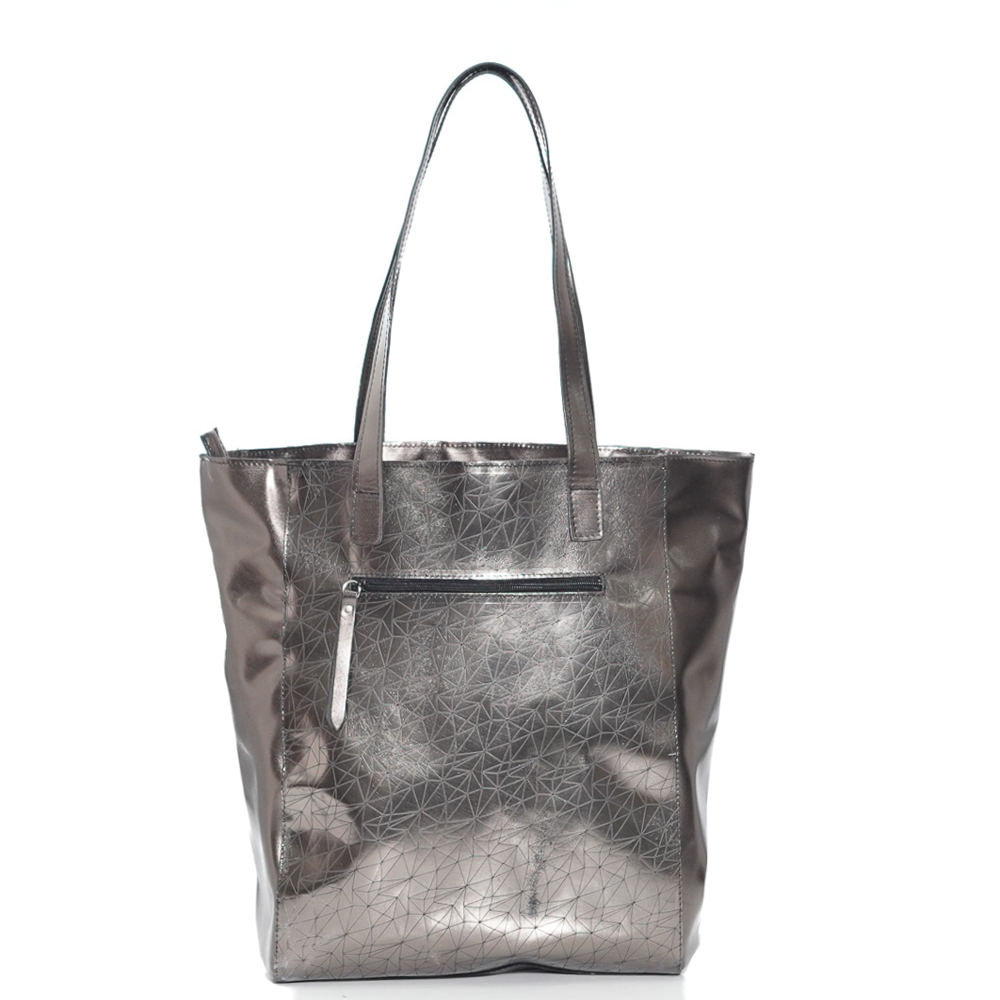 Дамска чанта от естествена италианска кожа модел TAMARA bronze
